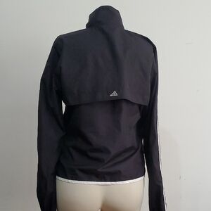 Adidas Women's Black and White Lightweight Jacket